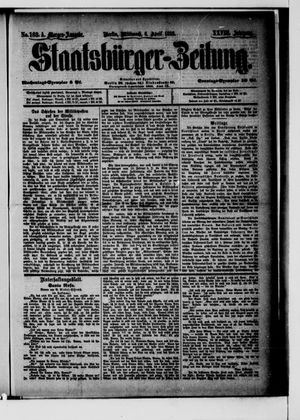 Staatsbürger-Zeitung on Apr 6, 1892