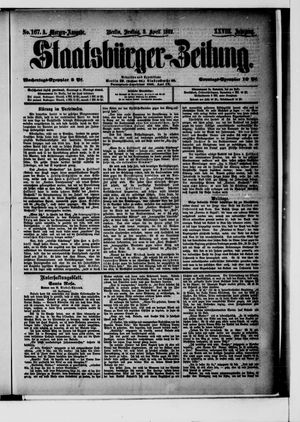 Staatsbürger-Zeitung vom 08.04.1892