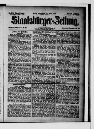 Staatsbürger-Zeitung on Apr 16, 1892