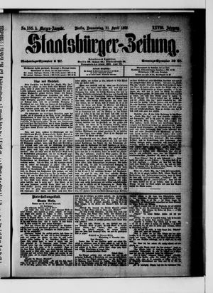 Staatsbürger-Zeitung on Apr 21, 1892