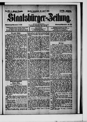Staatsbürger-Zeitung vom 30.04.1892