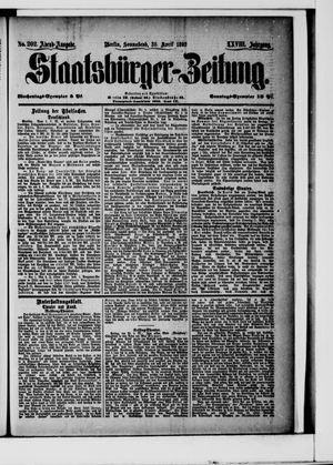 Staatsbürger-Zeitung on Apr 30, 1892