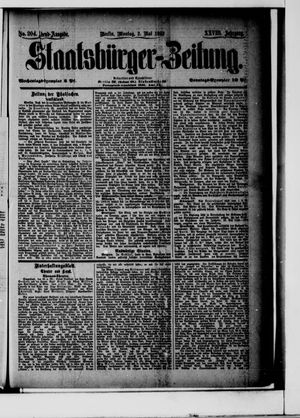 Staatsbürger-Zeitung vom 02.05.1892