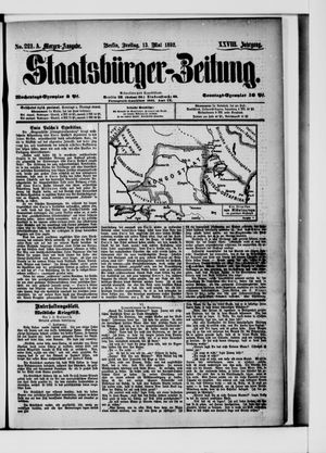 Staatsbürger-Zeitung on May 13, 1892