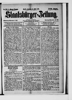 Staatsbürger-Zeitung vom 15.05.1892
