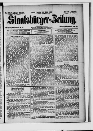 Staatsbürger-Zeitung on May 20, 1892