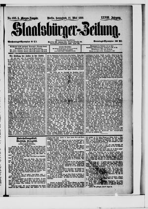 Staatsbürger-Zeitung vom 21.05.1892