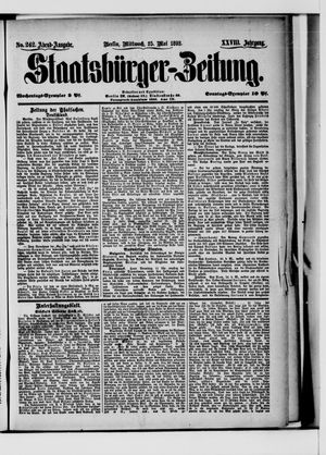 Staatsbürger-Zeitung vom 25.05.1892