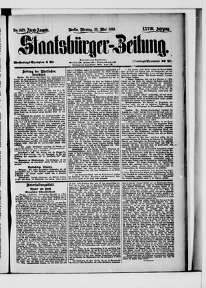 Staatsbürger-Zeitung vom 30.05.1892