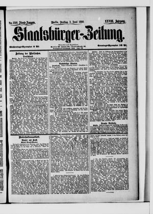Staatsbürger-Zeitung on Jun 3, 1892