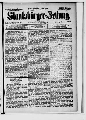 Staatsbürger-Zeitung on Jun 8, 1892