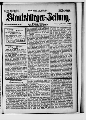 Staatsbürger-Zeitung on Jun 10, 1892
