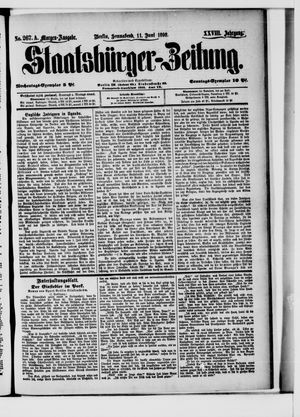 Staatsbürger-Zeitung vom 11.06.1892
