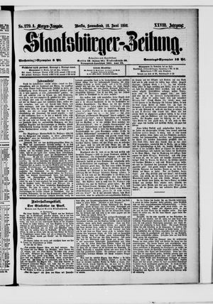 Staatsbürger-Zeitung vom 18.06.1892