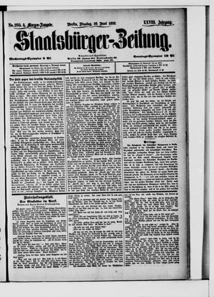 Staatsbürger-Zeitung vom 28.06.1892