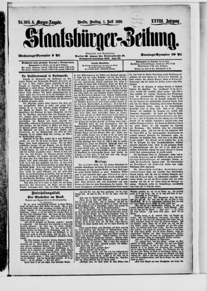 Staatsbürger-Zeitung vom 01.07.1892