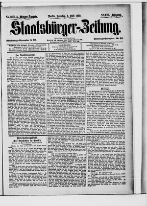 Staatsbürger-Zeitung on Jul 3, 1892
