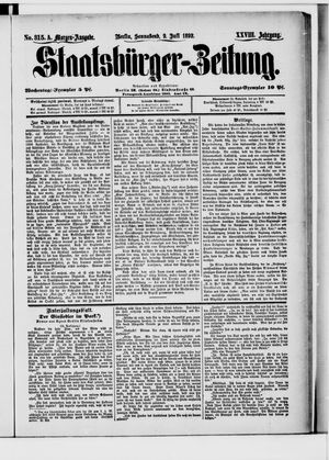 Staatsbürger-Zeitung vom 09.07.1892