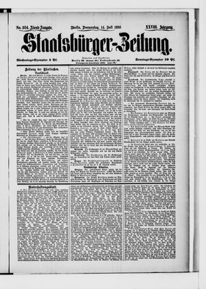 Staatsbürger-Zeitung vom 14.07.1892