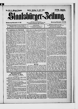 Staatsbürger-Zeitung vom 15.07.1892