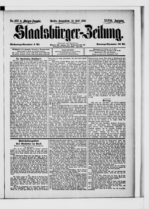 Staatsbürger-Zeitung on Jul 16, 1892