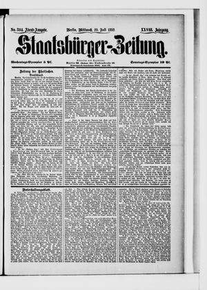 Staatsbürger-Zeitung vom 20.07.1892