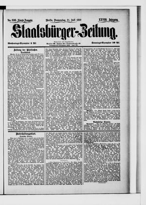 Staatsbürger-Zeitung on Jul 21, 1892