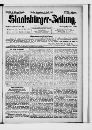 Staatsbürger-Zeitung vom 23.07.1892