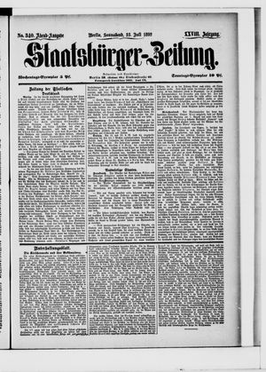 Staatsbürger-Zeitung vom 23.07.1892