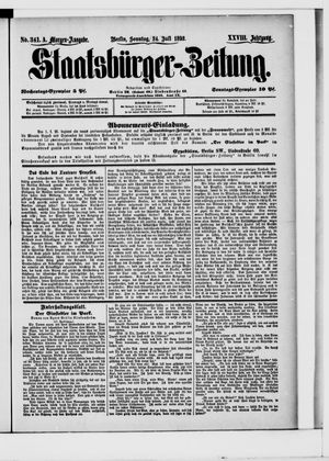 Staatsbürger-Zeitung vom 24.07.1892