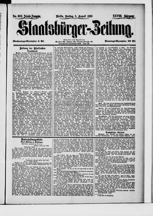 Staatsbürger-Zeitung vom 05.08.1892