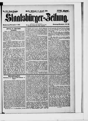 Staatsbürger-Zeitung vom 17.08.1892
