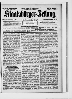 Staatsbürger-Zeitung vom 23.08.1892