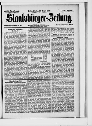 Staatsbürger-Zeitung vom 23.08.1892