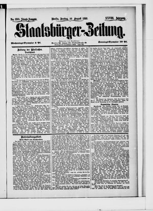Staatsbürger-Zeitung vom 26.08.1892