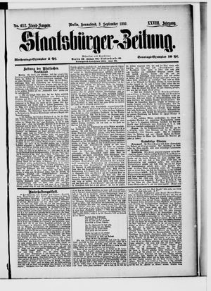 Staatsbürger-Zeitung vom 03.09.1892