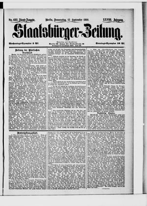 Staatsbürger-Zeitung on Sep 15, 1892