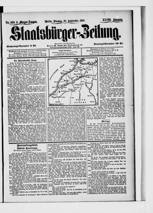 Staatsbürger-Zeitung vom 20.09.1892