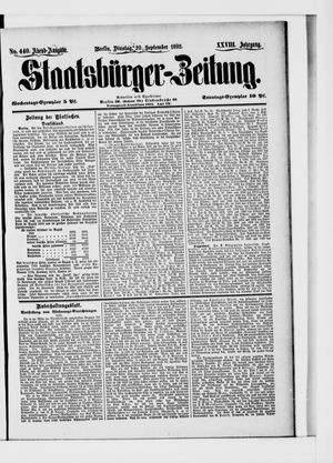Staatsbürger-Zeitung vom 20.09.1892