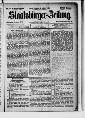 Staatsbürger-Zeitung vom 04.10.1892