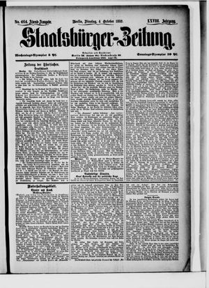 Staatsbürger-Zeitung vom 04.10.1892