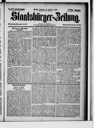Staatsbürger-Zeitung vom 18.10.1892