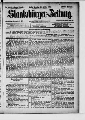 Staatsbürger-Zeitung vom 30.10.1892