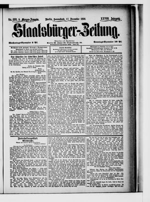 Staatsbürger-Zeitung vom 17.12.1892