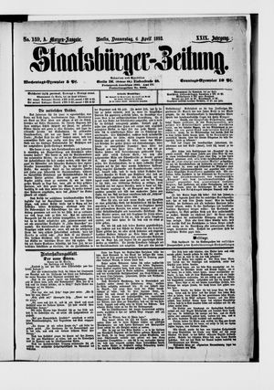 Staatsbürger-Zeitung on Apr 6, 1893