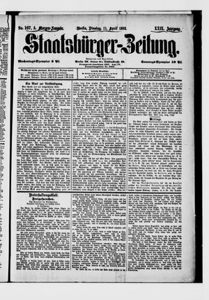 Staatsbürger-Zeitung vom 11.04.1893