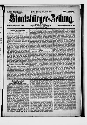 Staatsbürger-Zeitung on Apr 17, 1893