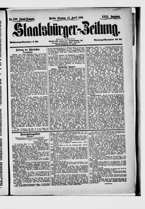 Staatsbürger-Zeitung vom 18.04.1893
