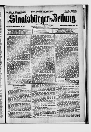 Staatsbürger-Zeitung on Apr 19, 1893