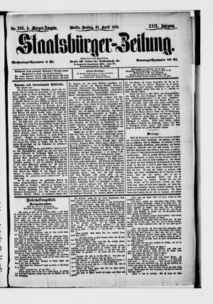 Staatsbürger-Zeitung vom 21.04.1893